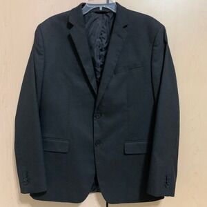 Banana Republic Slim Fit Blazer Jacket Men 44R Charcoal 2-Button Single-Breasted